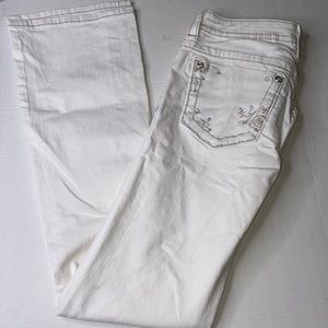 Miss Me size 29 white jeans boot cut brand new